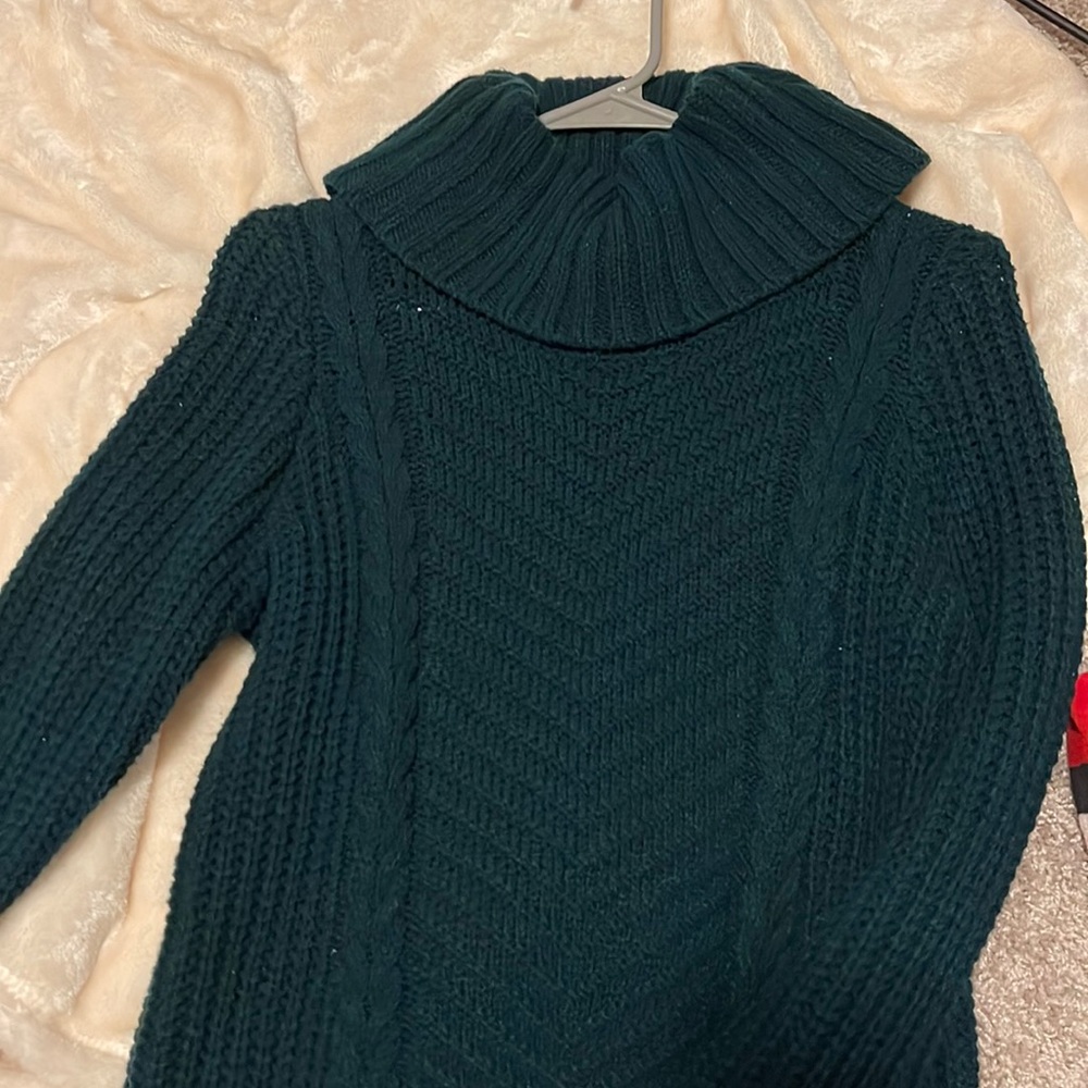 Teal Sweater Dress